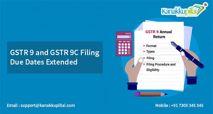 You are currently viewing Due dates for filing GSTR-9 and GSTR-9C to 5 and 7 of February 2020