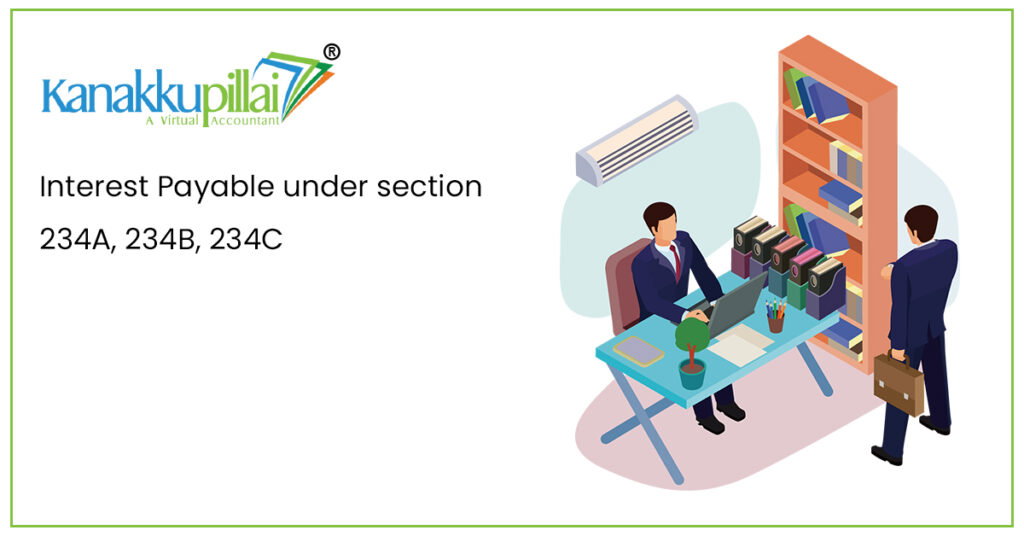 Interest Payable under Section 234A ,234B, 234C in India