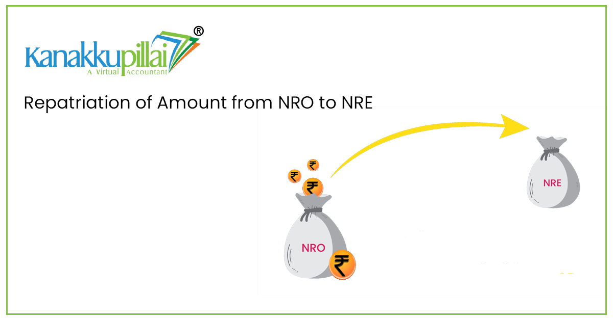 Repatriation of Amount from NRO to NRE