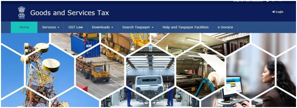 Goods & Services Tax GST Portal Login India