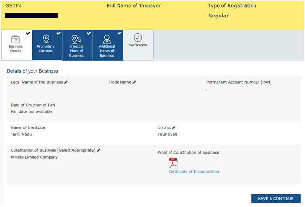 Goods & Services Tax GST Portal Login India