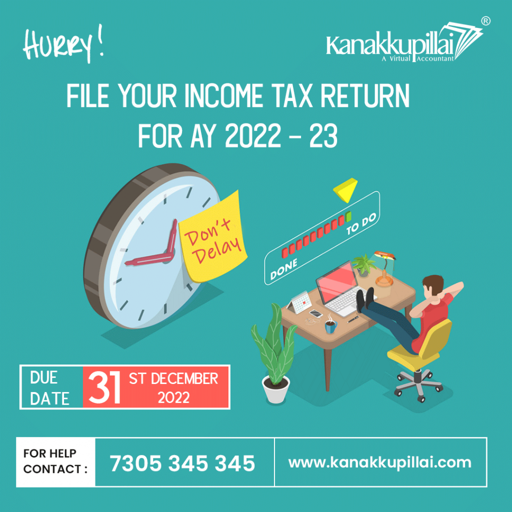 ITR Filing Last Date FY 202122 Tax Return Due Date
