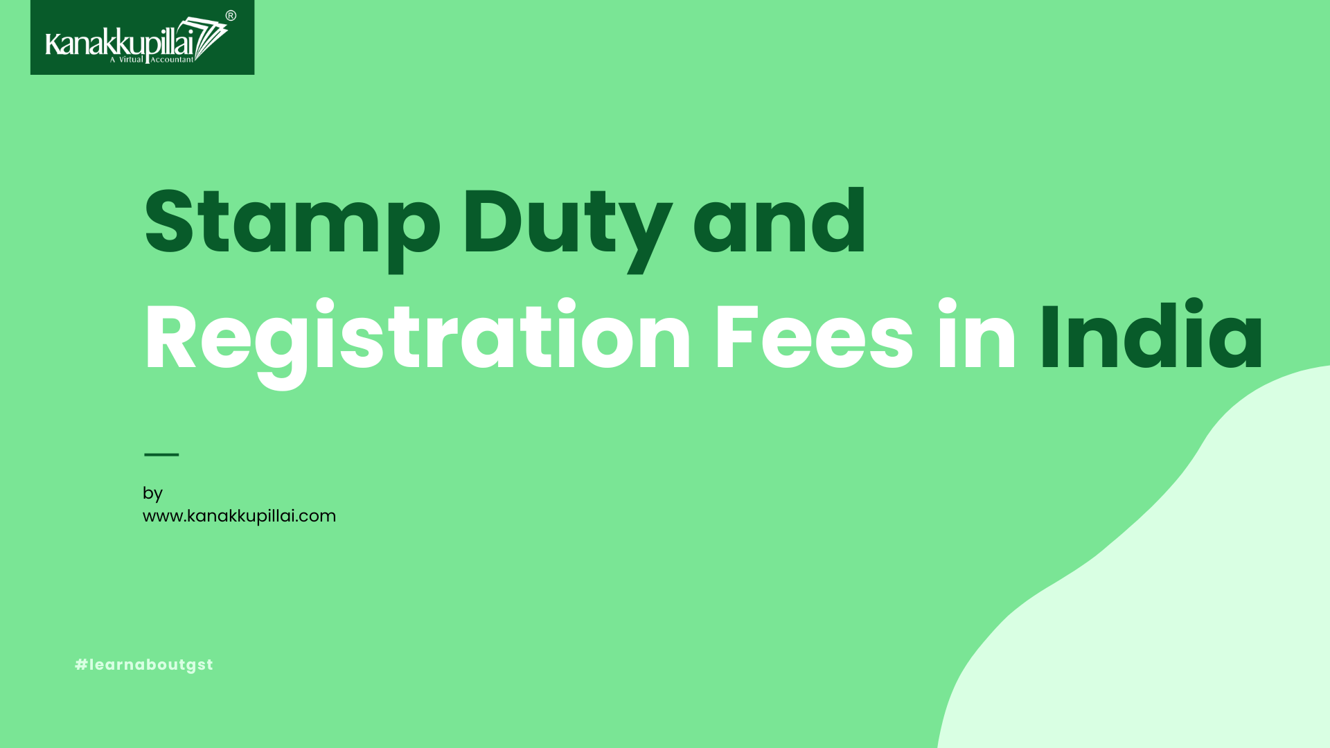 Stamp Duty and Registration Fees in India