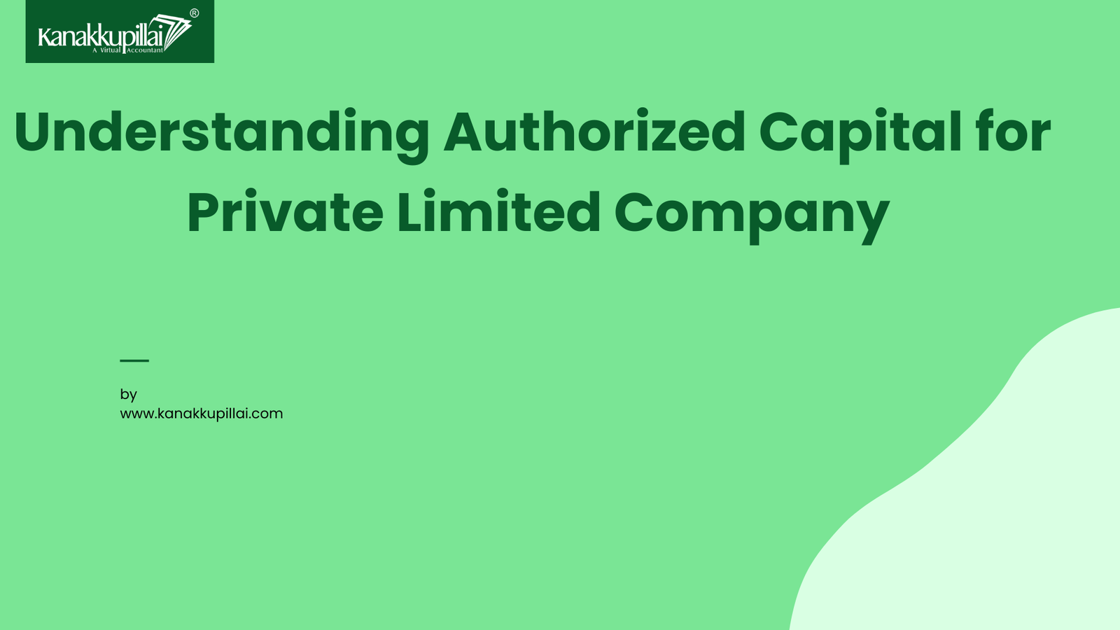 Read more about the article Understanding Authorized Capital for a Private Limited Company