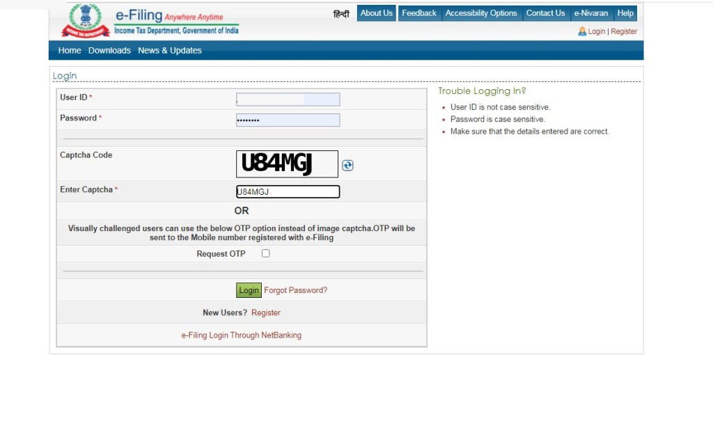 register as a legal successor on the e-filing website