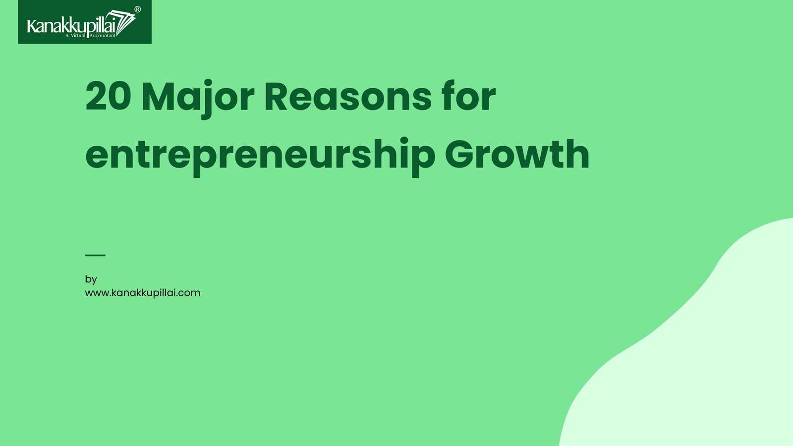 You are currently viewing 20 Major Reasons for entrepreneurship Growth