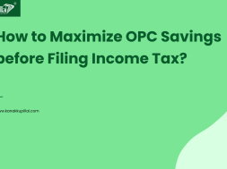 How to Maximize your One Person Company Savings before Filing Income Tax