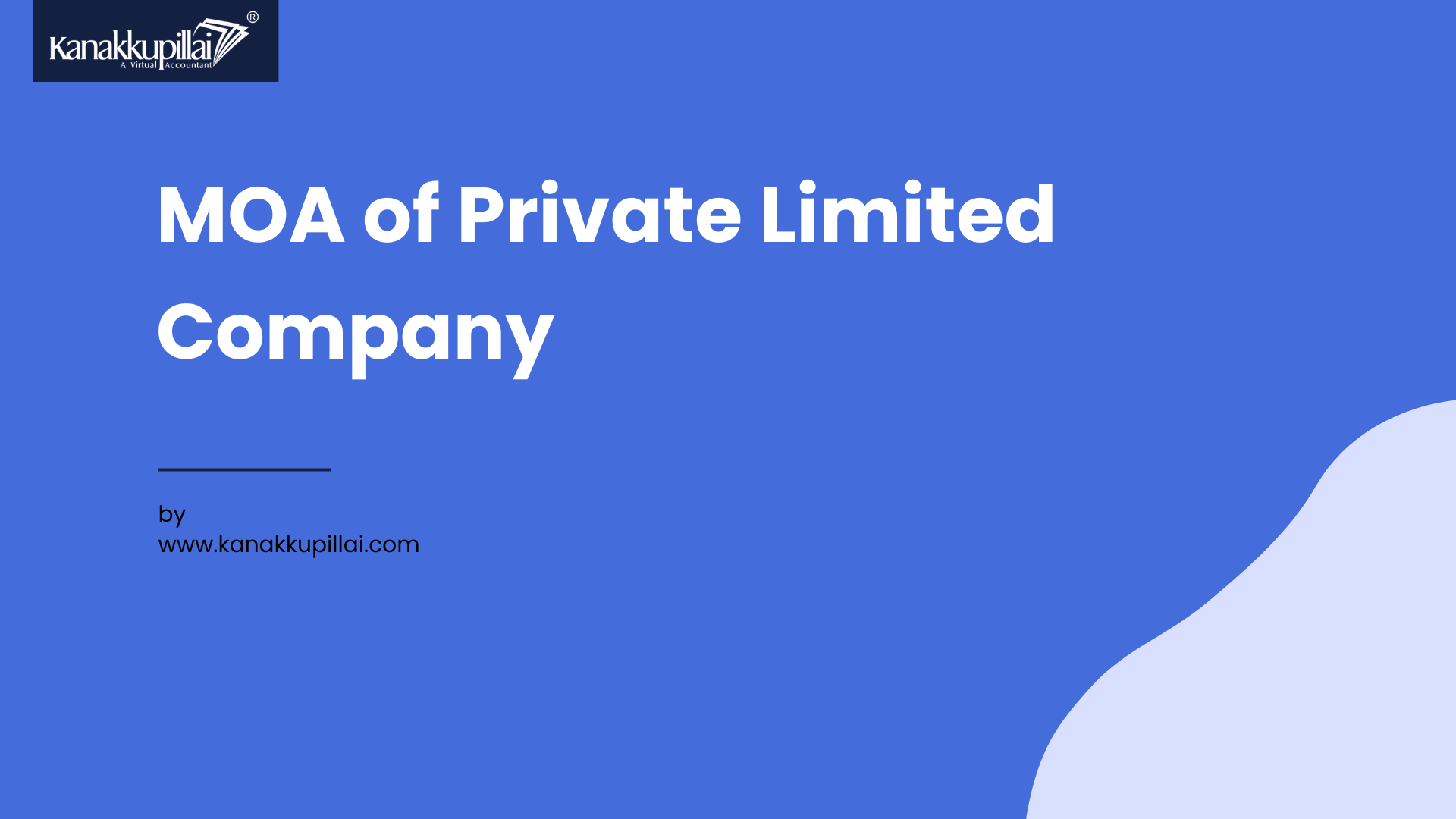 The MOA of Private Limited Company: A Comprehensive Guide