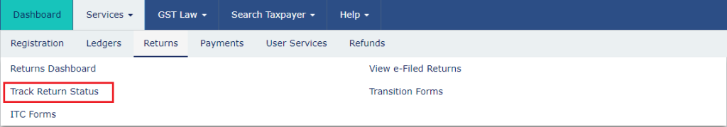 GST Return Status Tracking