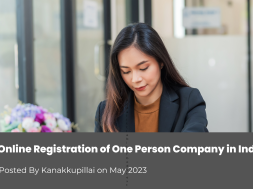 Online Registration of One Person Company in India