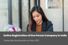 Online Registration of One Person Company in India