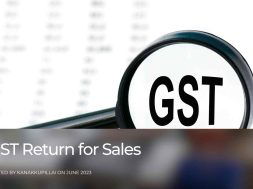 GST return for sales