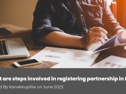 What are steps involved in registering partnership in India