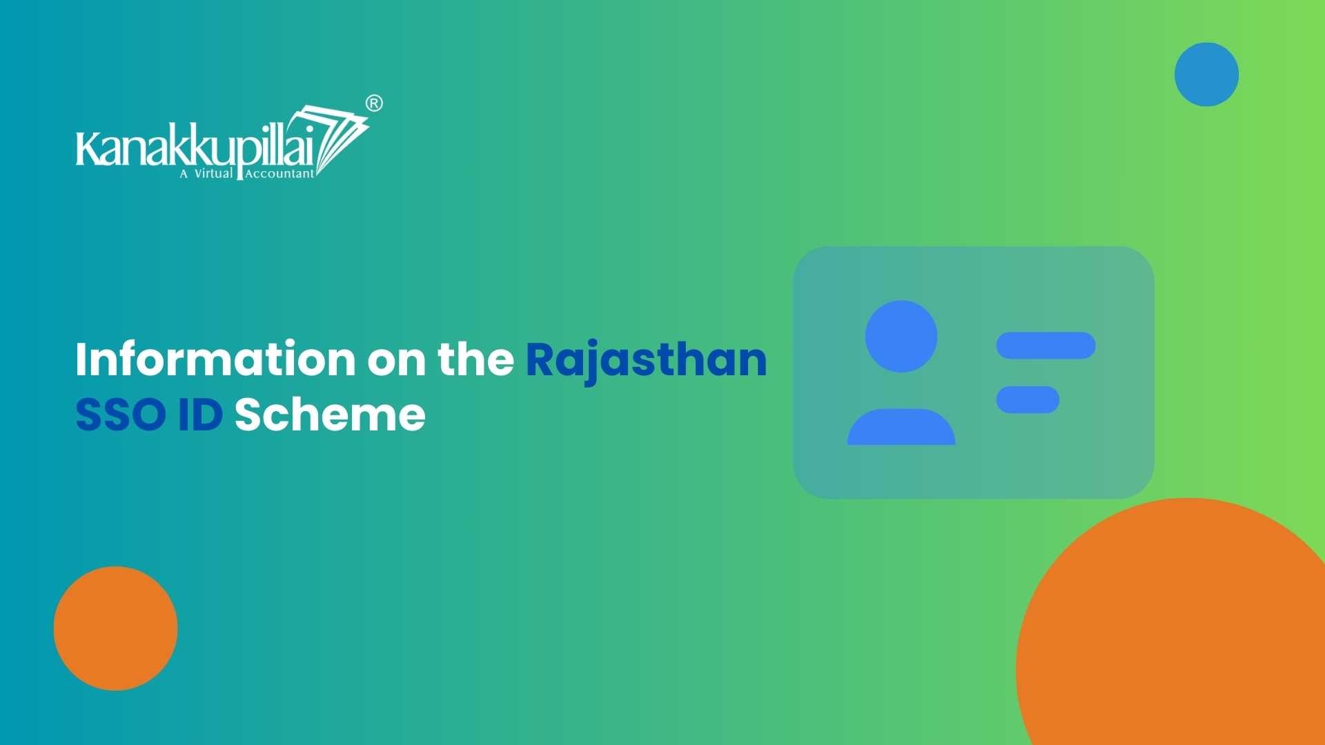 Read more about the article Information on the Rajasthan SSO ID Scheme