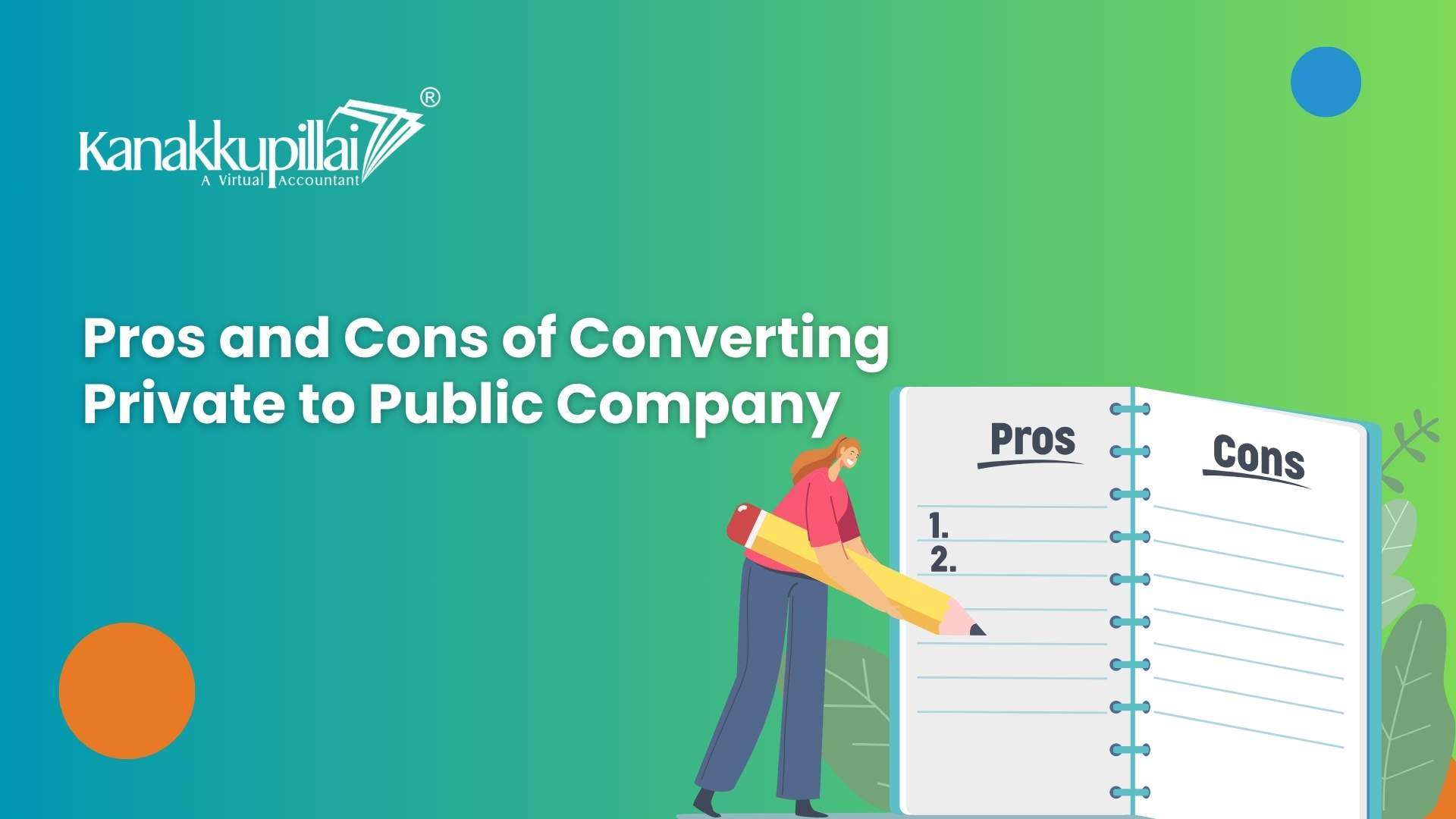 Read more about the article Pros and Cons of Converting Private Company Into Public Company