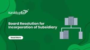 Board Resolution for Incorporation of Subsidiary