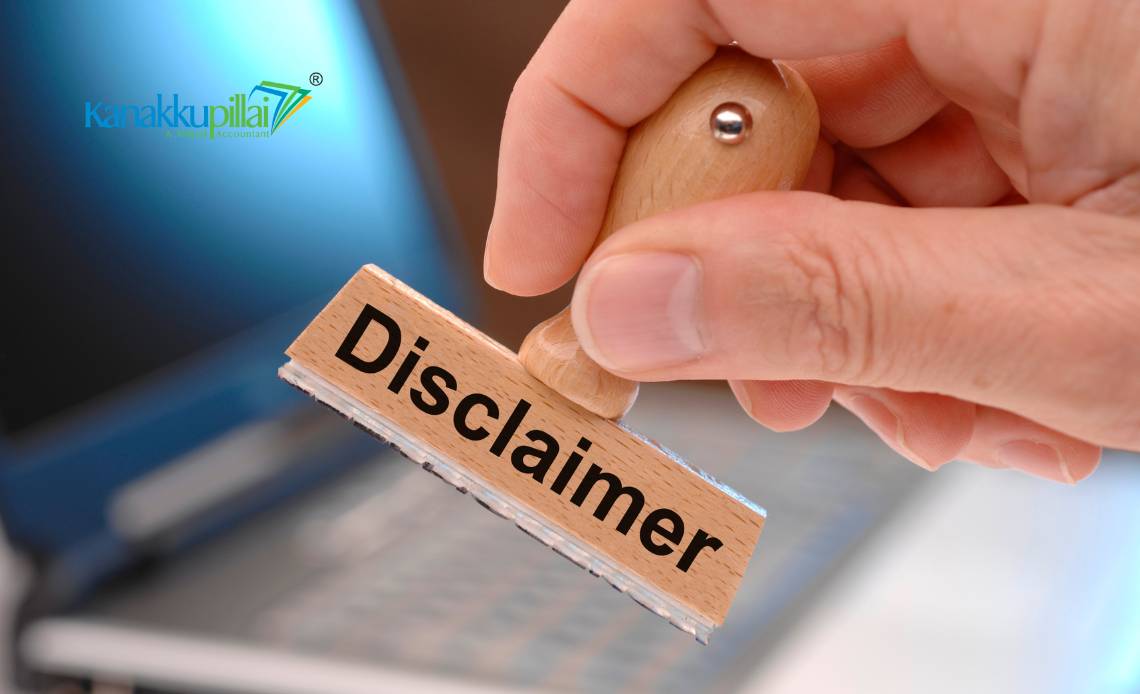 Trademark Disclaimer Example in India